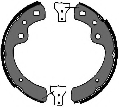 VEMA 84656 Brake Shoe Set